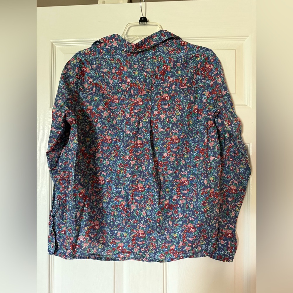 Frank & Eileen Silvio Floral Button-Up Shirt Sz XS Vibrant Colors - Picture 5 of 9
